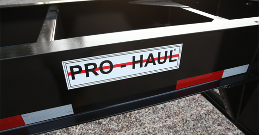 PRO-HAUL Sticker Logo on Chassis
